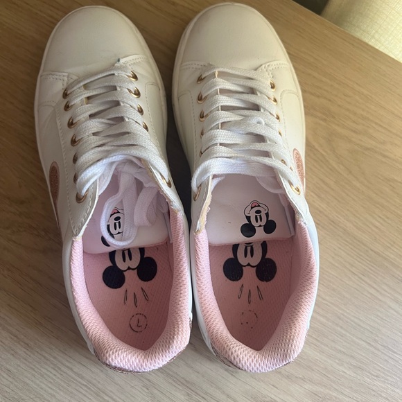 Rose Gold Mickey Sneakers - Picture 4 of 5